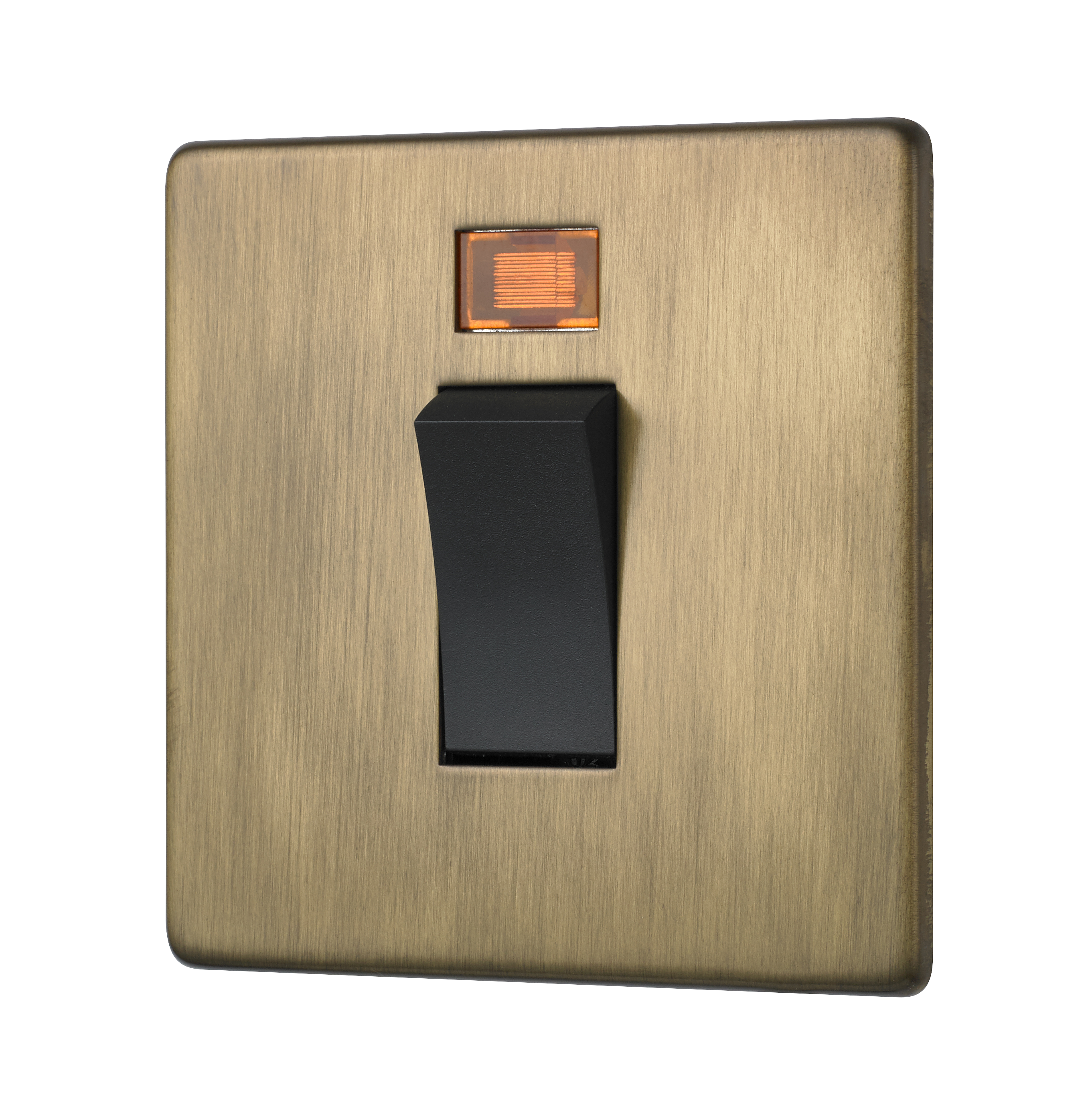 Penthouse 45 Amp cooker switch in Burnished Brass