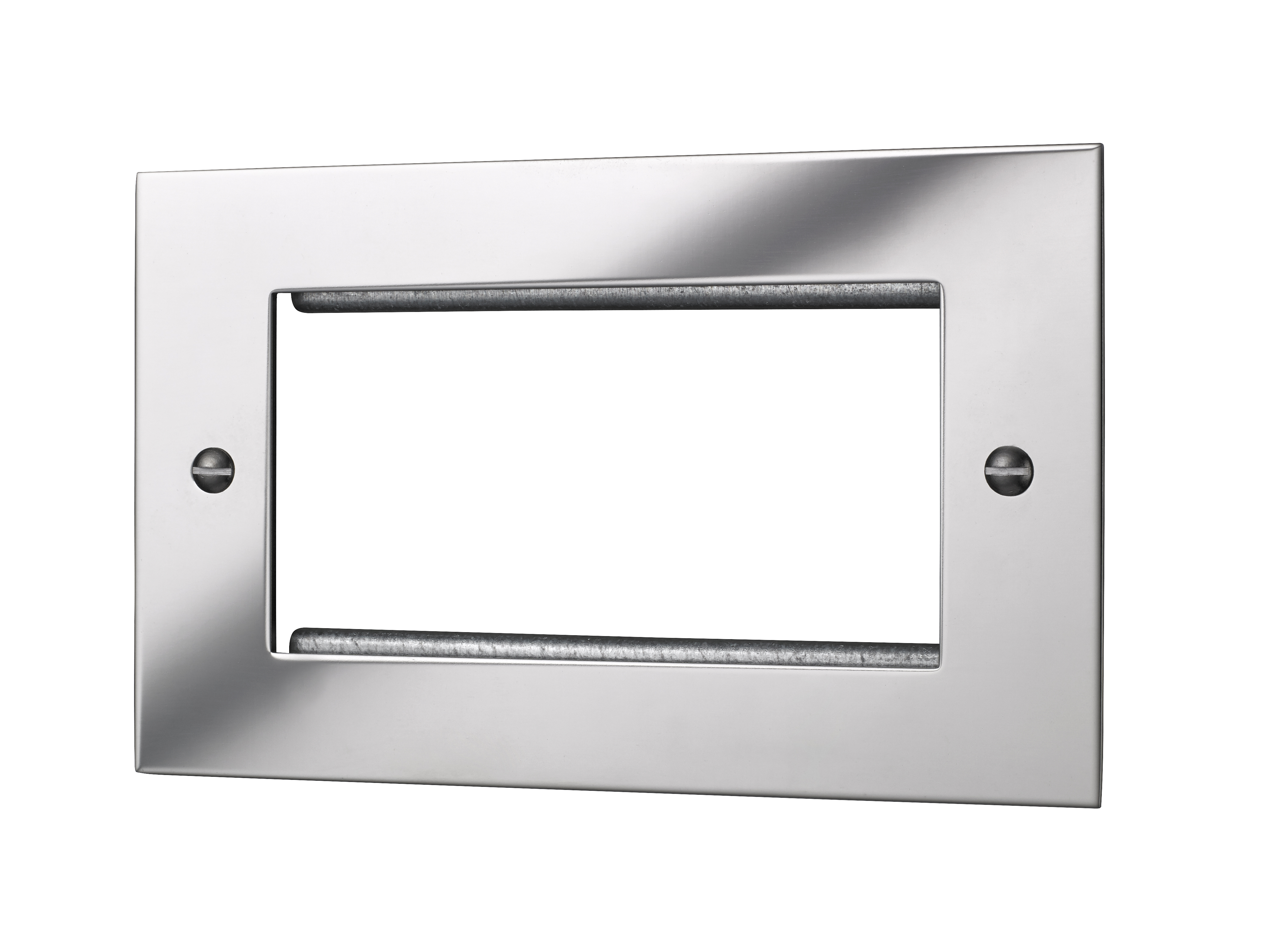 Classic Square Edge Quad Euromod Plate In Polished Mirror